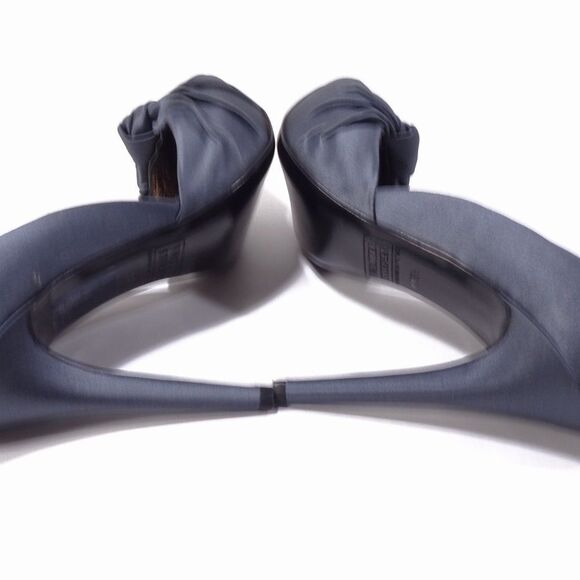 VINTAGE NEW FABULOUS RARE FIND Walter Steiger High Satin Pumps Sz 37.5 NIB 895 - Picture 7 of 9